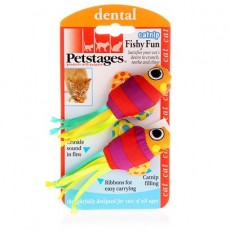 PetStages fishy fun 小魚玩具 2pcs 