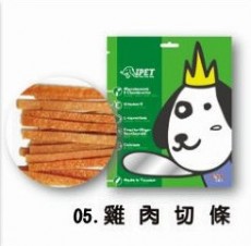 IPET台灣手工零食散裝-15款系列-犬用零食-100g 雞肉切條