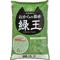 綠玉 綠茶味(條狀)豆腐渣貓砂 6L
