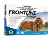 FRONTLINE Plus 狗用殺蚤除牛蜱滴頸藥水– (體重22磅至44磅適用)
