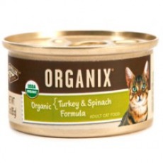ORGANIX 有機貓罐頭 - 火雞+菠菜 156g $17 / 24罐 $360