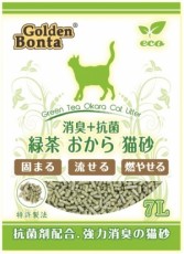 Golden Bonta 綠茶豆腐砂 7L (條狀) (GOBW-12)