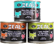 ZEAL 紐 西 蘭 海 洋 魚，三 文 魚 和 蔬 菜  ( 犬 用 無 榖 低 敏 配 方 185g )