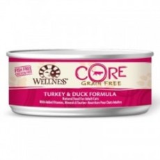 Wellness Core 無穀物貓罐頭 - 火雞肉+鴨肉 156g $22 / 24罐 $480