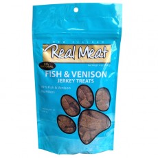 Real Meat 全天然狗小食 - 深海魚肉+鹿肉 4oz 
