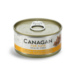 Canagan 雞肉伴吞拿魚貓罐頭(啡黃色) 75g $15 / 24罐 $324