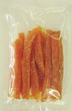 胡蘿蔔雞肉條狗小食 (100克)